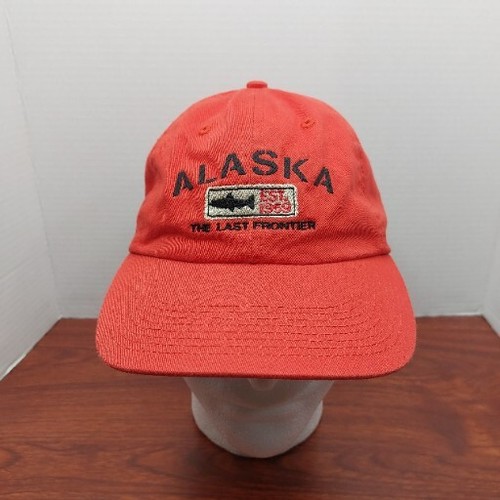 Alaska The Last Frontier Strap Back Dad Hat Cap Fishing