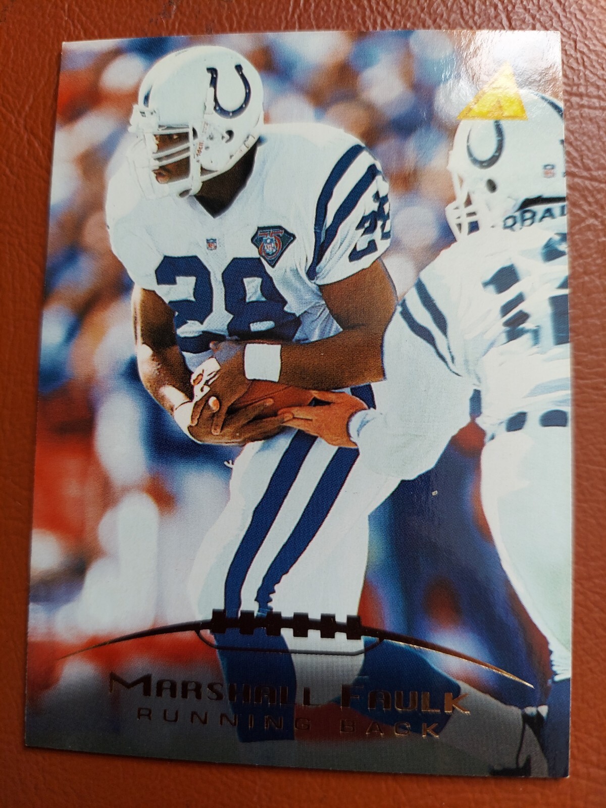 1995 Pinnacle   Marshall Faulk 86