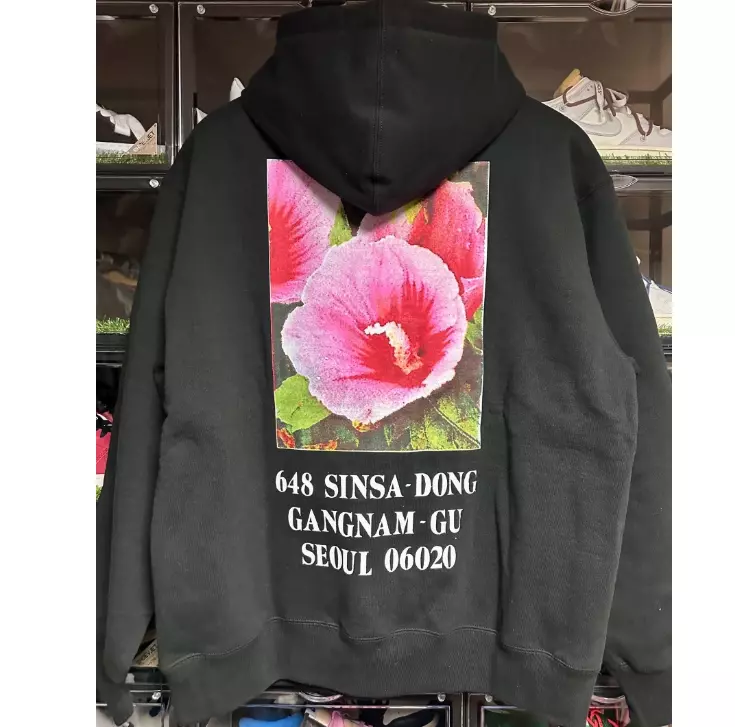 Sweat à capuche Supreme Seoul Box Logo Noir   23FW 100% Authentique