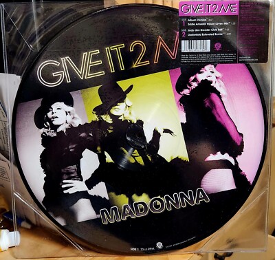 マドンナ Give It 2 Me UK盤 限定 ピクチャー12”レコード Sealed! Madonna - Give It 2 Me * 2008 Warner Bros. Records