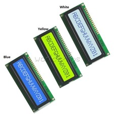 White/Yellow/Blue 1601 16x1 LCD Character Bla...