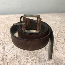 G&uuml;rtel Zerbini Italien Lederg&uuml;rtel Echtleder Dunkelbraun m. Patina