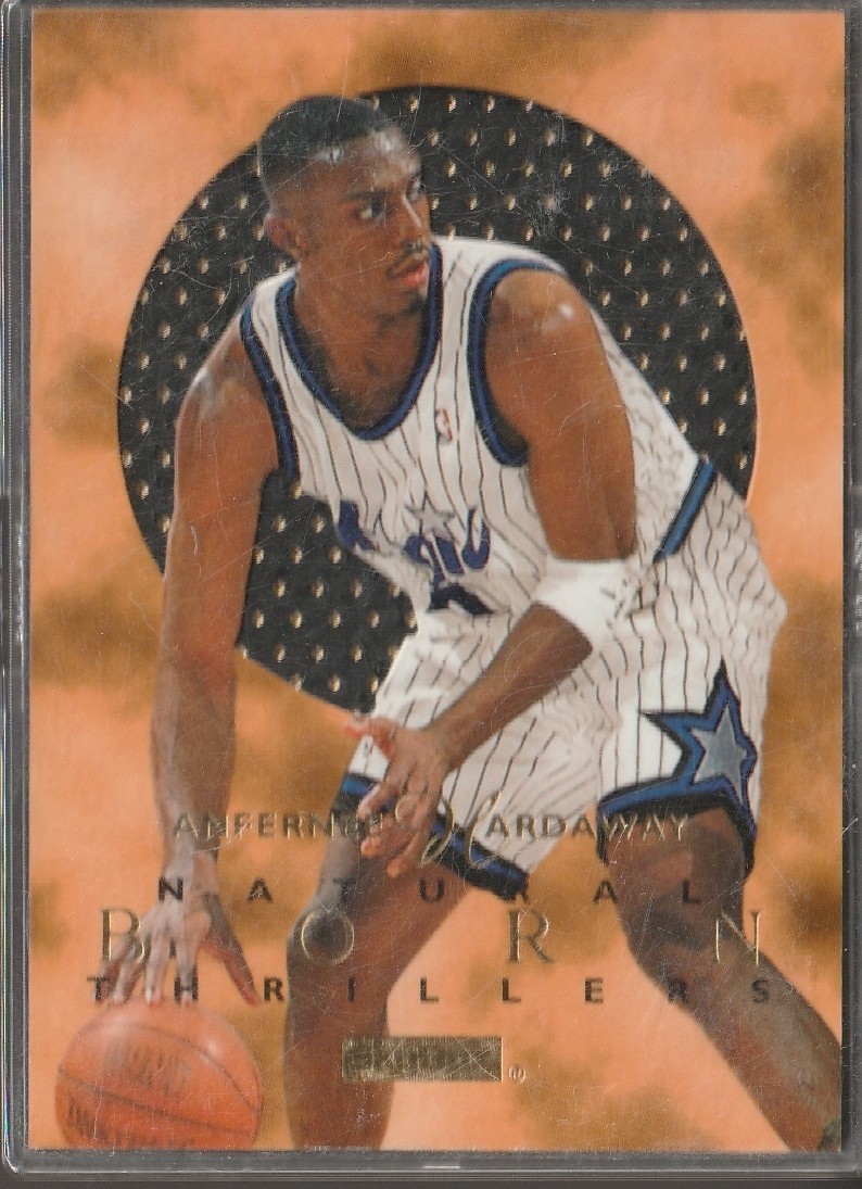 1995-96 Skybox E-XL Anfernee Hardaway Natural Born Thrillers Insert #6