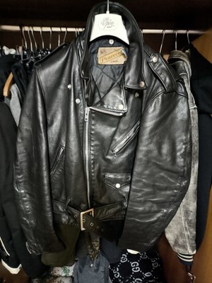 Schott Perfect 618 Zip Vintage Gr.44 L Made In USA
