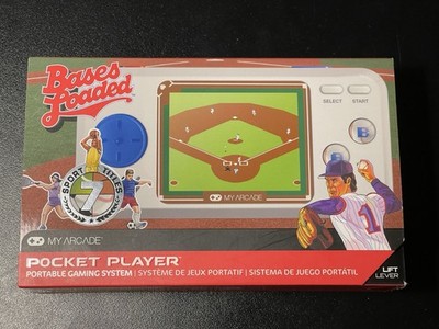 My Arcade Bases Loaded Pocket Player Handheld Game Console + 7 Games Working!