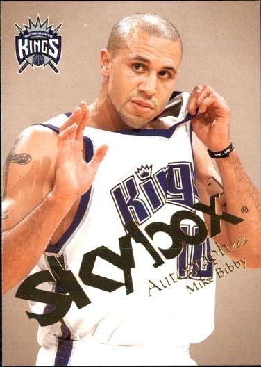 2003-04 SkyBox Autographics #36 Mike Bibby