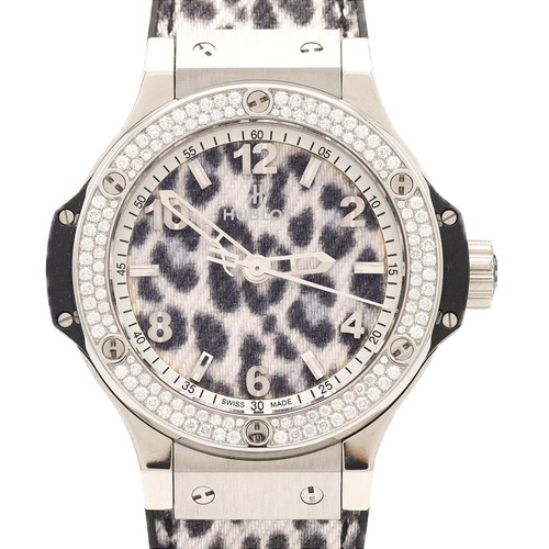 Authentic [Unserviced - Value Price] Hublot Big Bang Snow Leopard Diamond/D ...