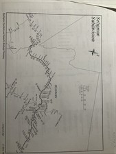 BNSF Santa Fe Railway Track Charts Seligman Subdivision Flagstaff, AZ ATSF