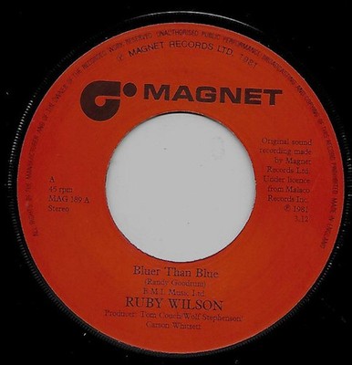 Ruby Wilson - Bluer Than Blue   (7'', Lar)