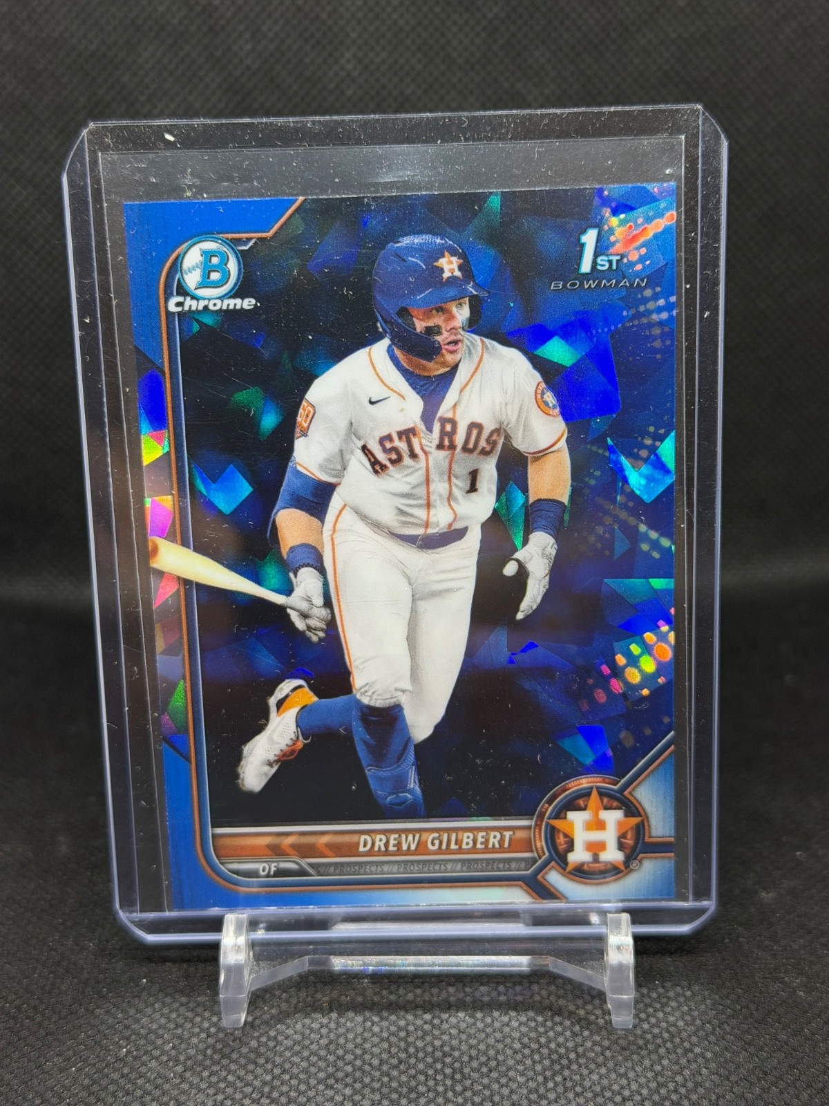 2022 Bowman Draft Sapphire Drew Gilbert Refractor BDC-152 Giants