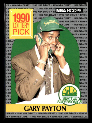 1990 Hoops Team Night Seattle SuperSonics #NNO Gary Payton NM/MT+ Sharp!