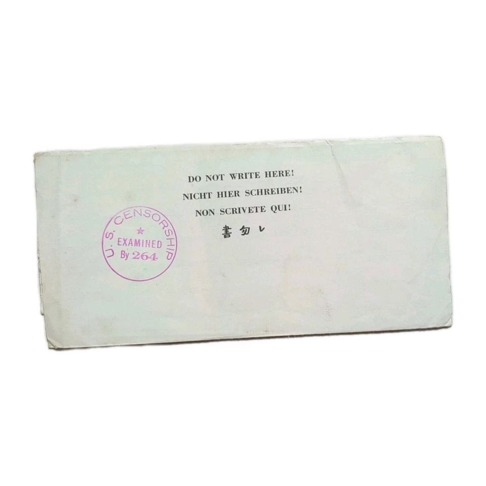 Kriegsgefangenenpost aus Fort Teno Oklahoma USA POW 1943 mit Zensur und Inhalt  - Bild 2 von 2