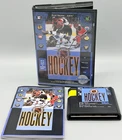 NHL Hockey Sega Genesis Hangtab Clamshell CIB Complete W/ Manual Authentic