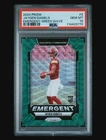 Jayden Daniels 2024 Prizm Football Rookie Emergent Green Wave PSA 10