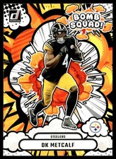 2025 Donruss Bomb Squad! DK Metcalf Pittsburgh Steelers #BS-DMT