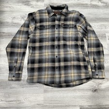 Orvis Flannel Shirt Plaid Button Up Long Sleeve Outdoor Casual Size M