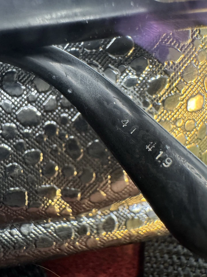 MASUNAGA 024 Black Eyeglasses Gray Handmade in Japan Read !! 51mm - Image 3 of 4