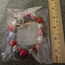 Handmade Beaded Keychain/Wristlet