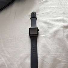 Apple Watch Series 2 42mm Space Gray Aluminum Black Fluoroelastomer Band