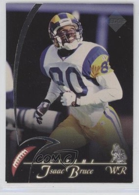 1997 Collector's Edge Extreme Foil Isaac Bruce #P163 HOF 0q3