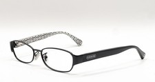Coach HC 5018 9077 Satin Black Cat Eye Authentic Eyeglass Frames 53-15