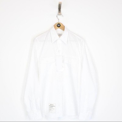 050803● Maison Martin Margiela14 Maison Margiela 14 Replica White Long Sleeve Cotton Shirt | eBay UK