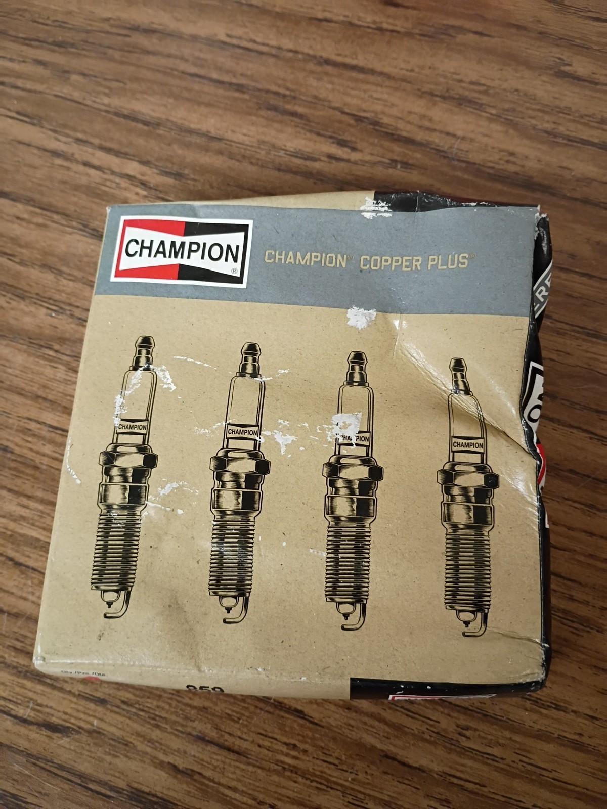 Champion 859 Copper Plus Spark Plug RCJ7Y - 4 Pack