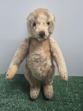 Steiff Germany Vintage 1950s Jointed 5 Ways Size 12.5"