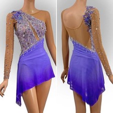 ice figure skating competition dress Gymnastics costume dance Dress dyeing