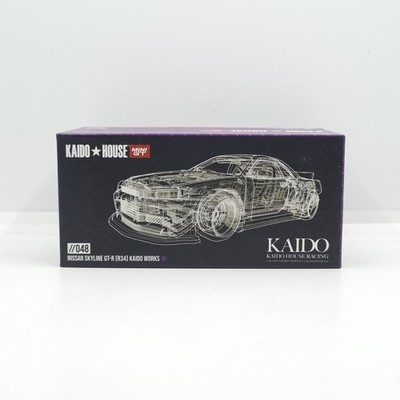 ミニカー KAIDO HOUSE 048 Nissan Skyline GT-R R34 Mini GT Kaido House Nissan Skyline GT-R R34 Kaido Works V1 Purple