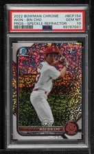 2022 Bowman Chrome Prospects Speckle Refractor Won-Bin Cho PSA 10 GEM MT 0i5v