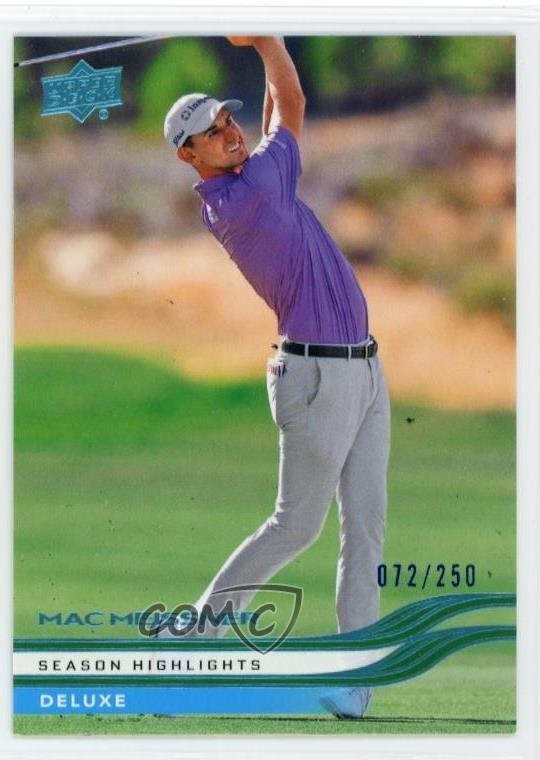 2026 Upper Deck Season Highlights Deluxe 72/250 Mac Meissner #64 Rookie RC 18d6