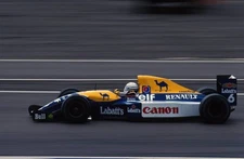Riccardo Patrese Williams Renault FW14B finished in 2nd F1 World C- Old Photo