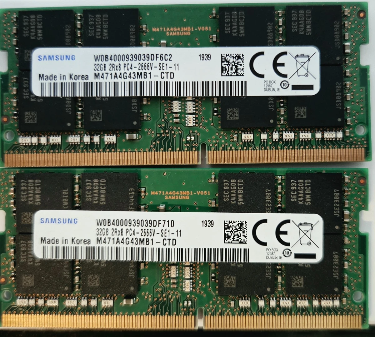 Samsung DDR4 SDRAM 64 GB Total Capacity Memory (RAM) for sale | eBay