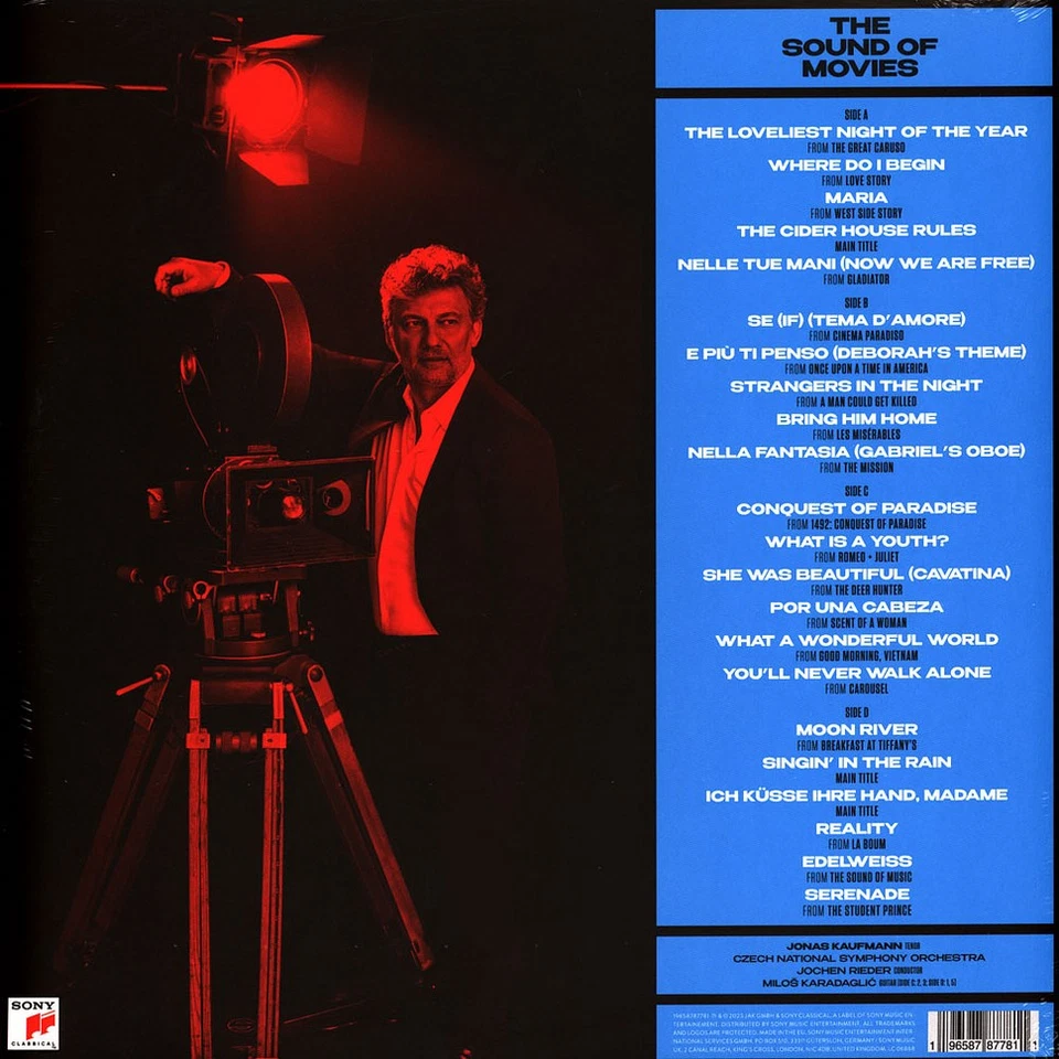 Jonas Kaufmann - The Sound Of Movies (Vinyl 2LP - 2023 - EU - Original) - Bild 2 von 2