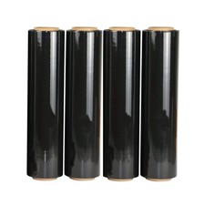 18" x 1500FT 80 Gauge Pallet Wrap Stretch Film Shrink Hand Wrap 1500' 1-4 Rolls