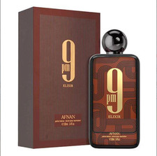 Afnan 9 PM Elixir Unisex Extrait de Parfum, 3.4 Fl. Oz