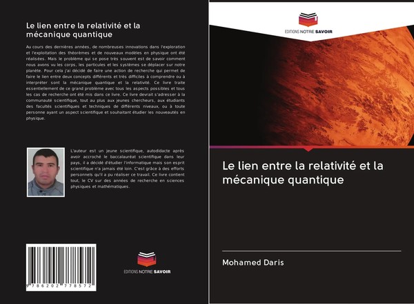 Mohamed Daris | Le Lien Entre La Relativité Et La MéCanique Quantique | Buch-image