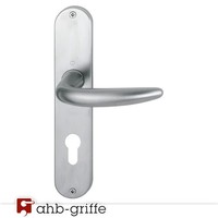 Hoppe TüRgriff Atlanta Langschild Chrom Matt Resista® Pz TüRdrüCker TüRbeschlag