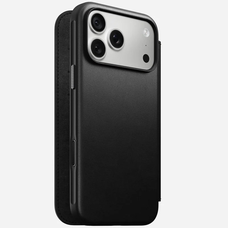 NOMAD Modern Leather Folio Case for iPhone 18 Pro / 17 Pro