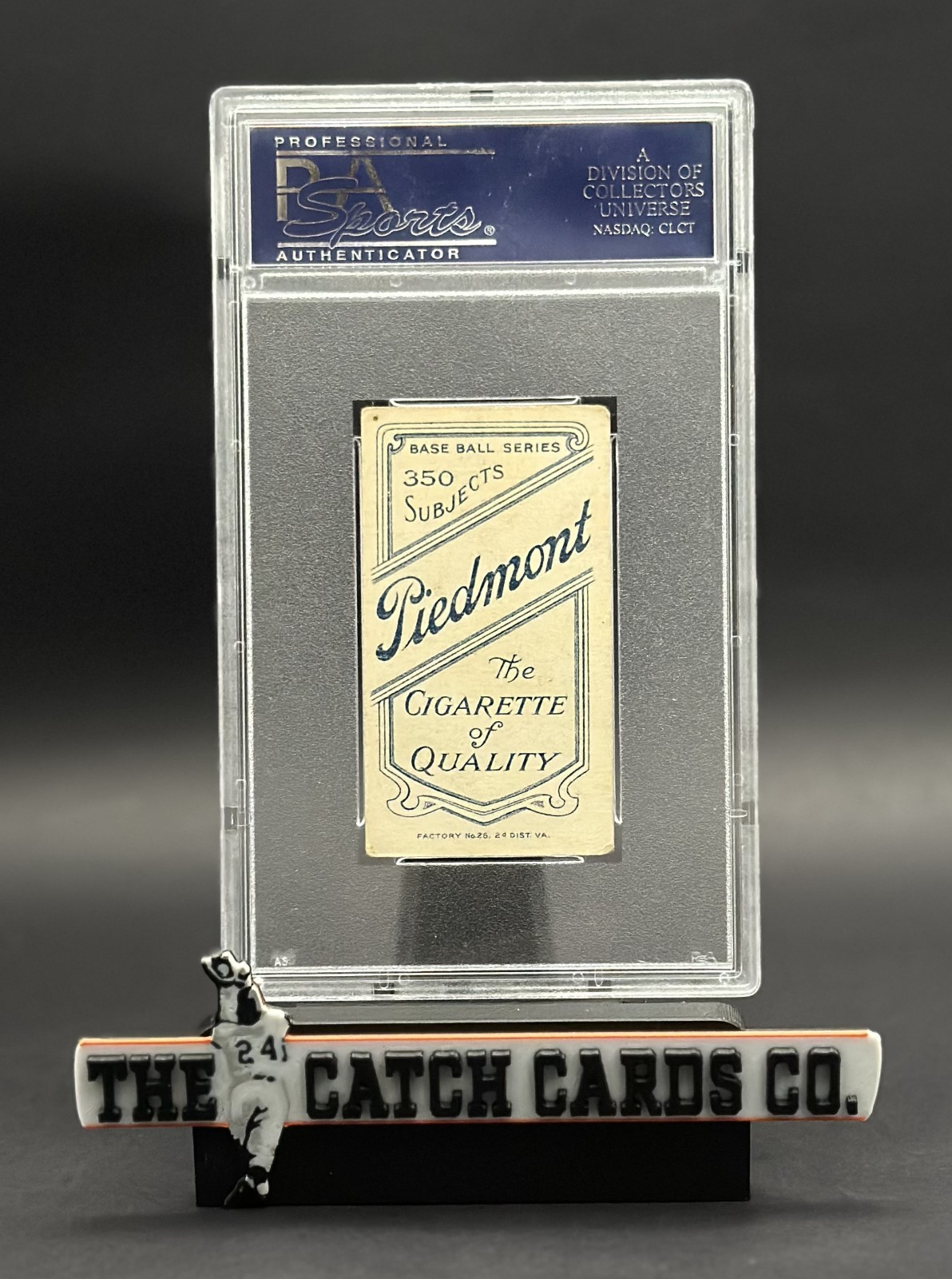 1909-11 T206 - George Hunter Piedmont 350 Back (RC)  PSA 4 - pretty card! view 2