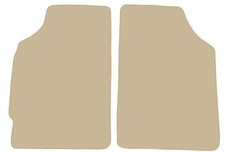 Vorne Veloursfußmatten für Chevrolet Spark III 2009-2015, Beige Velour
