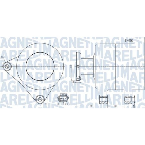 Magneti Marelli Lichtmaschine Generator 150A Passend FüR | MQA1999,-image