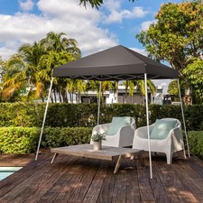 6' x 6' 8x8 ft EZ Pop Up Gazebo Canopy Tent Camping BBQ Waterproof, Carry Bag