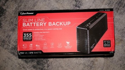 CyberPower SL750U-R 750VA/375W Slim Standby UPS -NIB