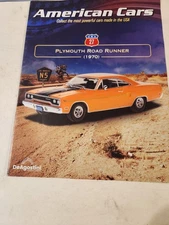 DeAgostini 1/43 1970 Plymouth Road Runner, New in Sealed Box. Includes Magazine