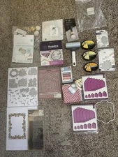 lot of Crafter's Companion - Stamps, Ink Pad, Dies & more Bundle #1