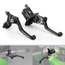 7/8" Hydraulic Brake and Cable Clutch Lever Set For Suzuki RM 85 125 RMZ 250 450