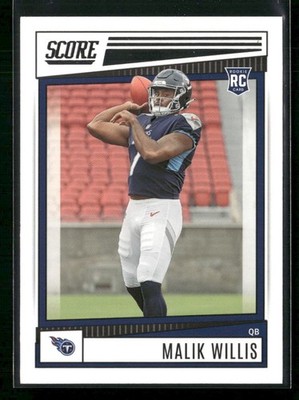 Malik Willis 2022 Score #305 Rookie Tennessee Titans
