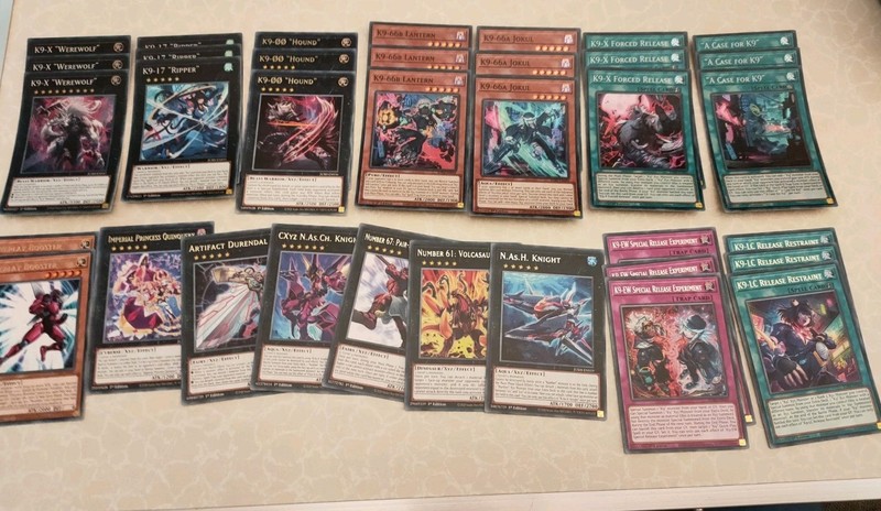 YuGiOh K9 Deck Core 35 Cards Rare Holo Support Bundle JUSH